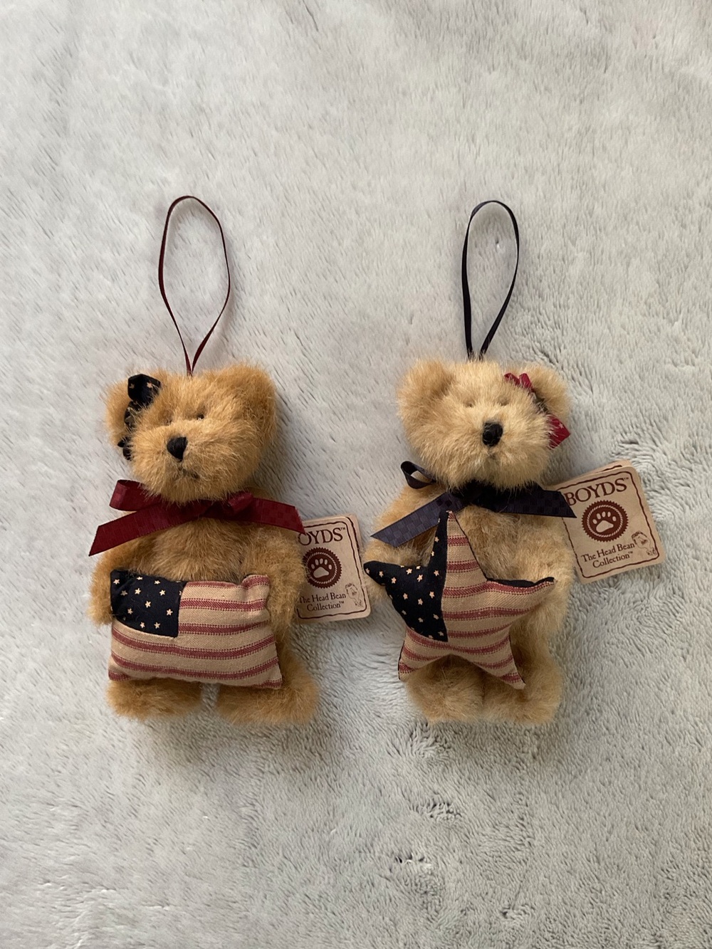 BOYD’S BEARS Set of 2 Americana “Bess” and “Tess”